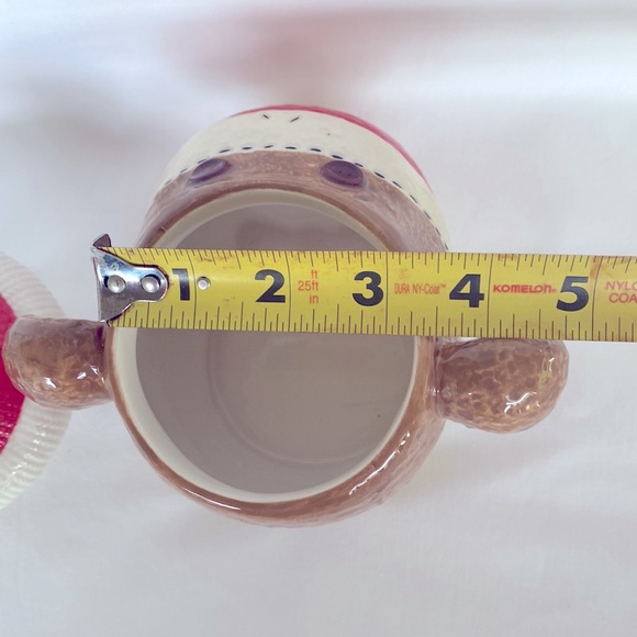 Gently Used  Beautiful Set Of 6  Ceramic Serving Plates& Candy Holder Christmas - Picture 10 of 16